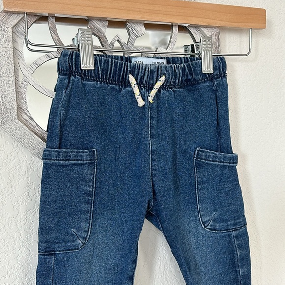 Zara • Denim Joggers - Picture 2 of 6